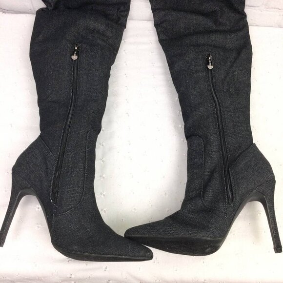 " BUTTERFLY DENIM DREAMS " Black Denim with Embroidery ( BRAND NEW !! ) - Picture 2 of 7